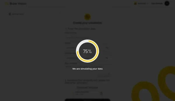 Brew Vision: creacion de una nueva simulacion, procesando los datos cargados