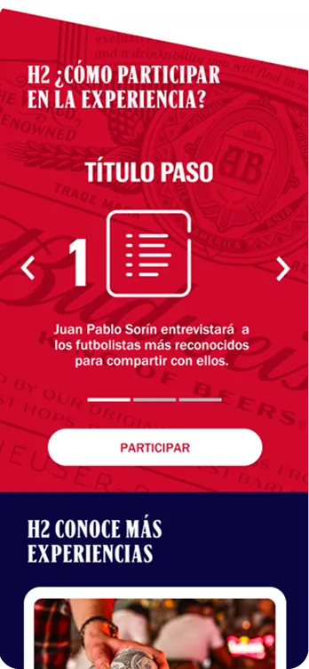 Cómo participar en la experiencia, paso a paso