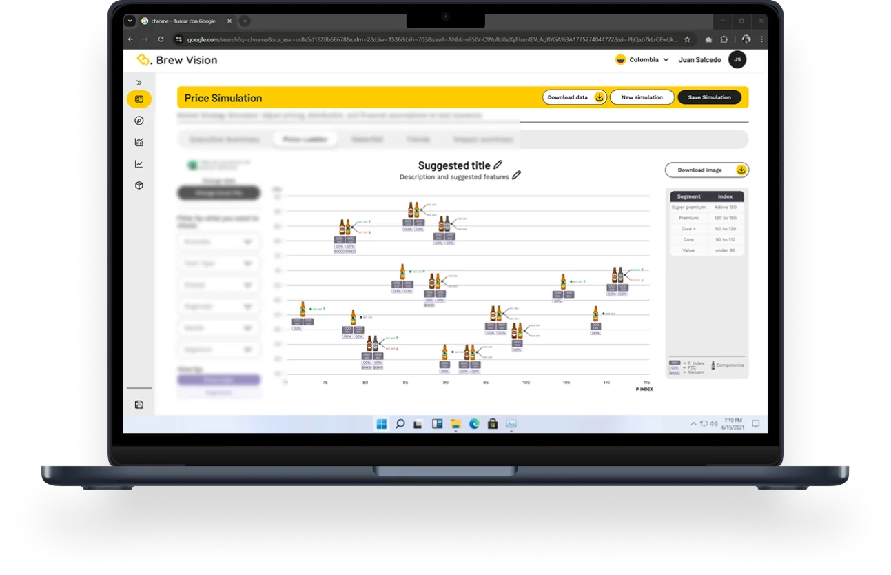 Brew Vision en MacBook